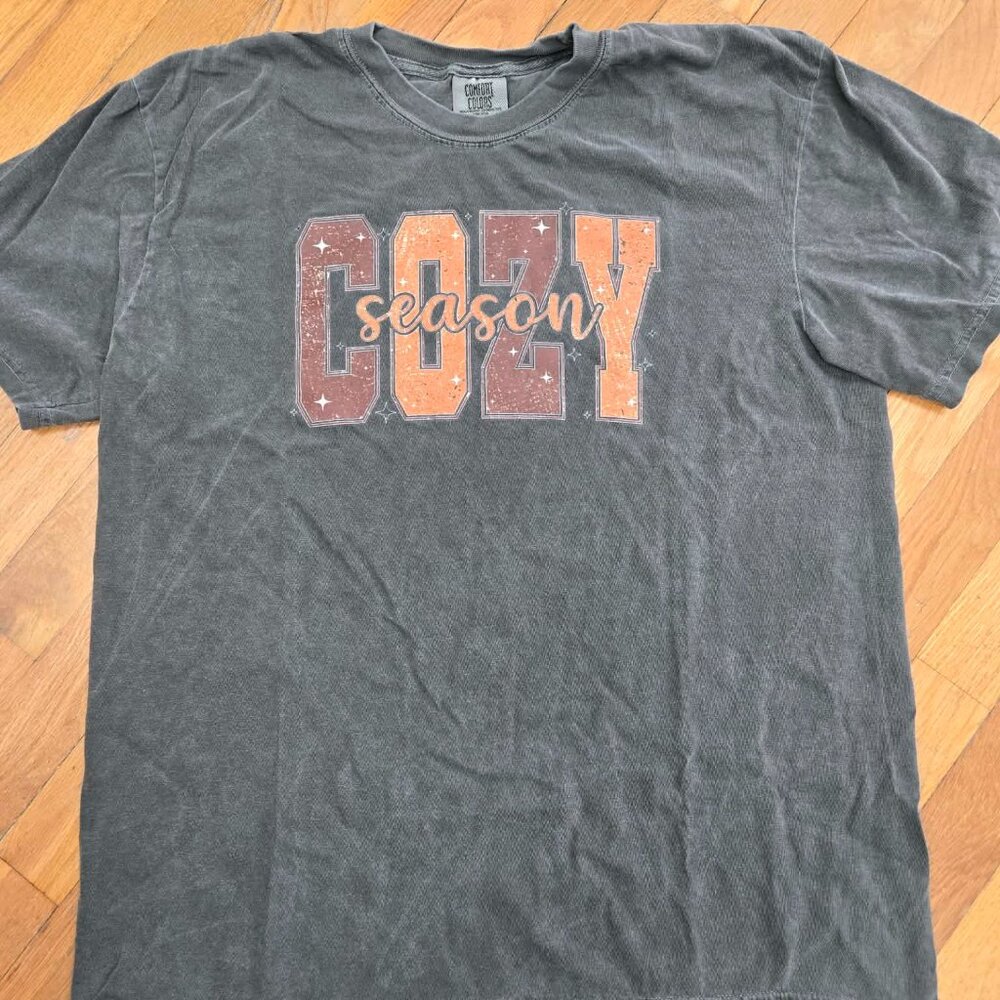 Comfort Colors Cozy Season Tee sz L